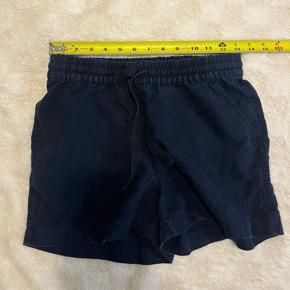 Women’s J. Crew Seaside Linen Blend Shorts • Size XXSmall - Picture 4 of 9